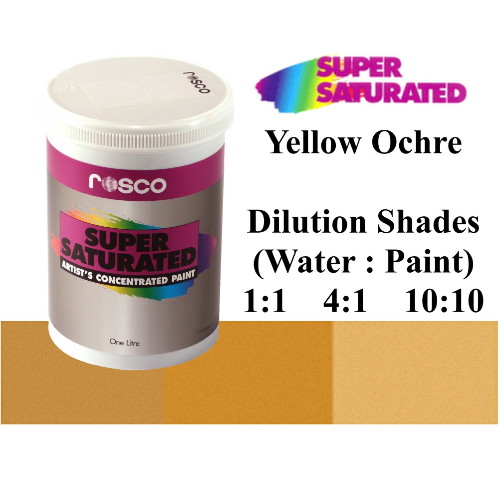 1l Rosco Super Saturated Yellow Ochre Paint
